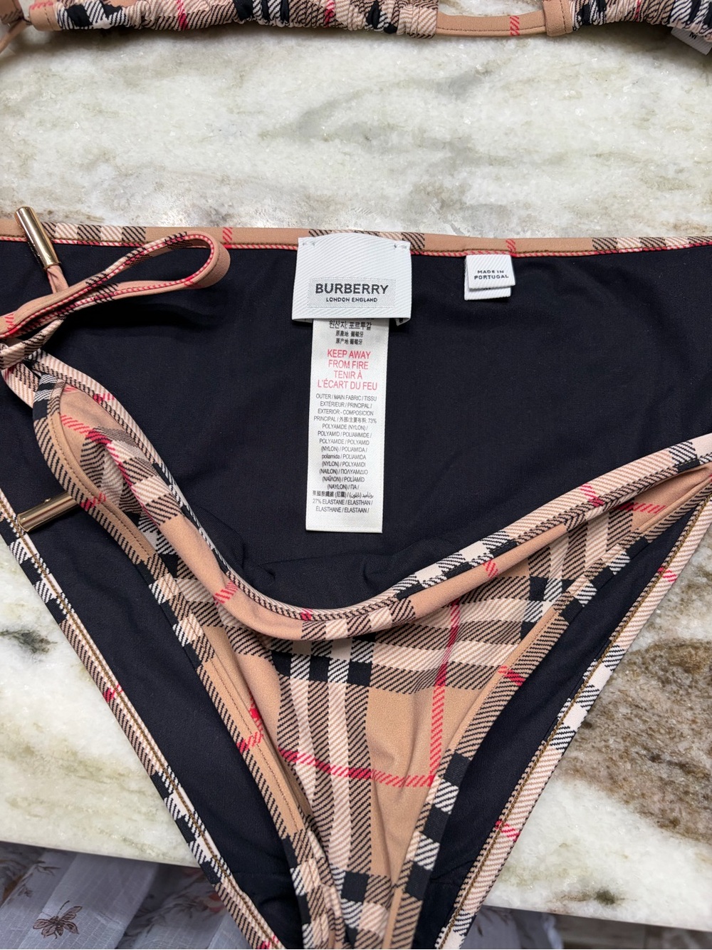 Like NEW! Burberry Check Bikini - Picture 5 of 8